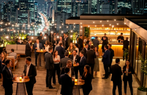 Garçons para eventos empresariais de fim de ano: atendimento profissional com a Cootgassp