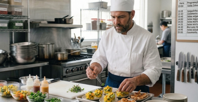 Cozinheiro para eventos em Santo André